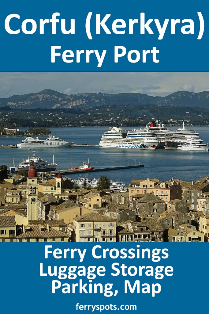 corfu cruise port to town