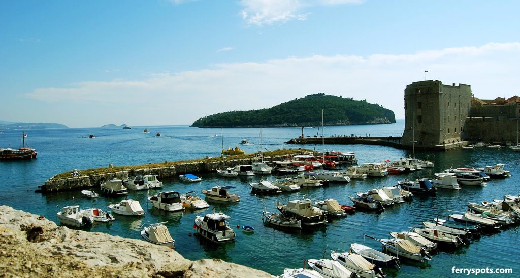 Dubrovnik Old Port panorama