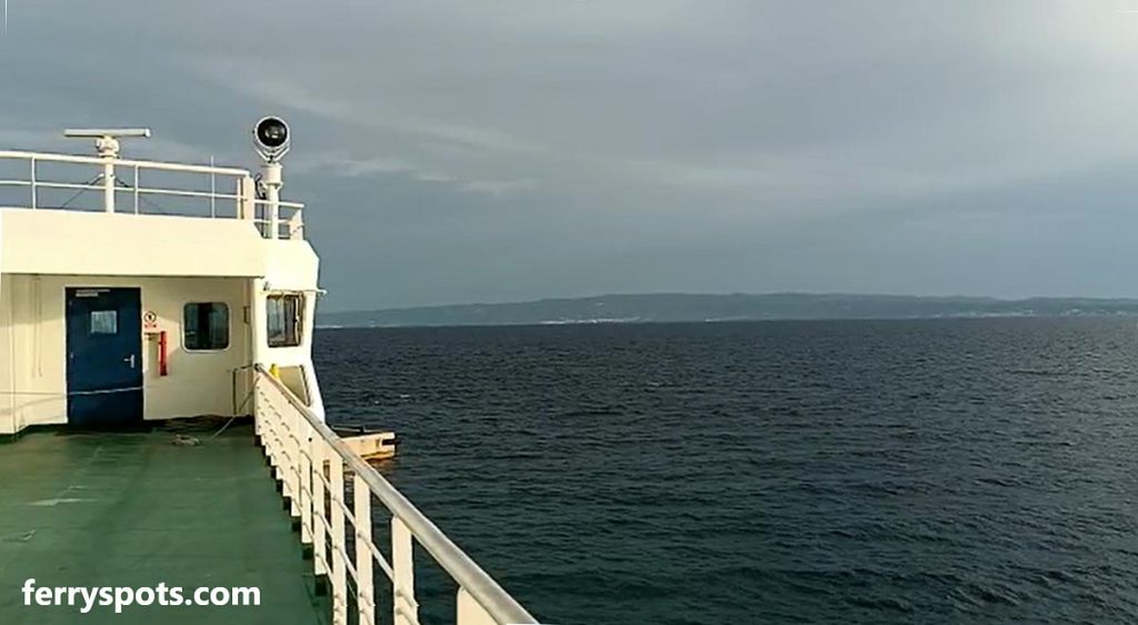 crossing by ferry towards Hvar