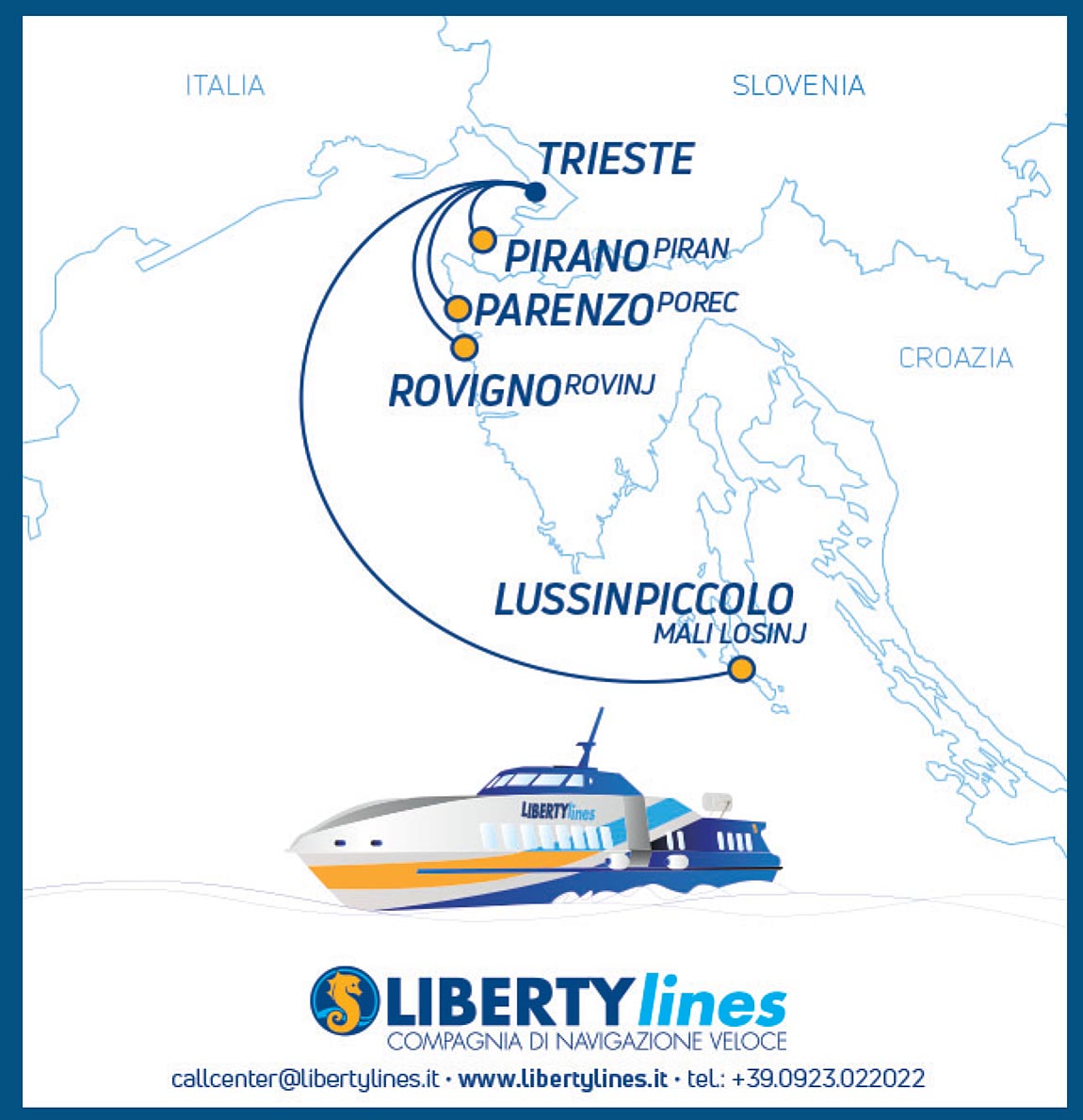 catamarano liberty lines