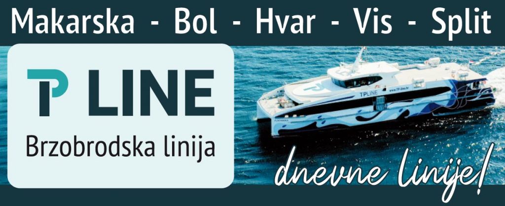 TP Line ferry Makarska Bol Hvar vis Split